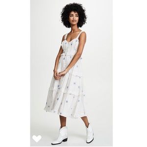 NWT Free People Daisy Midi Dress